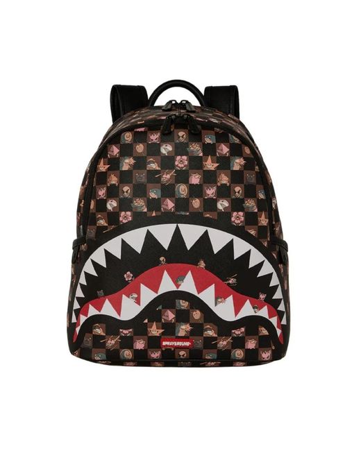 Sprayground Black Peeking Characters Remix Backpack