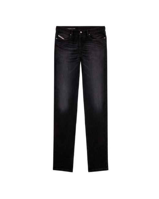 DIESEL Schwarze stretch-denim-jeans in Blue für Herren