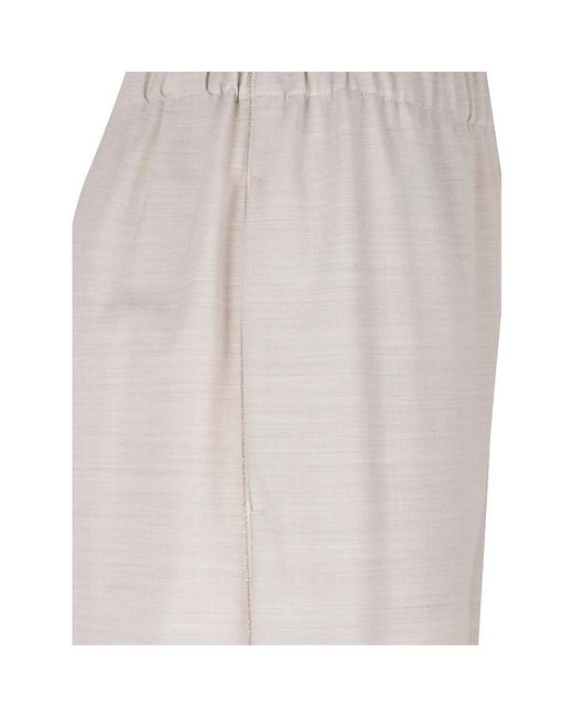 Fabiana Filippi Gray Straight Trousers