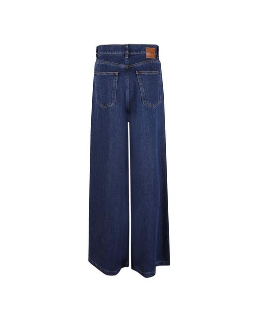 P.A.R.O.S.H. Blue Wide Jeans