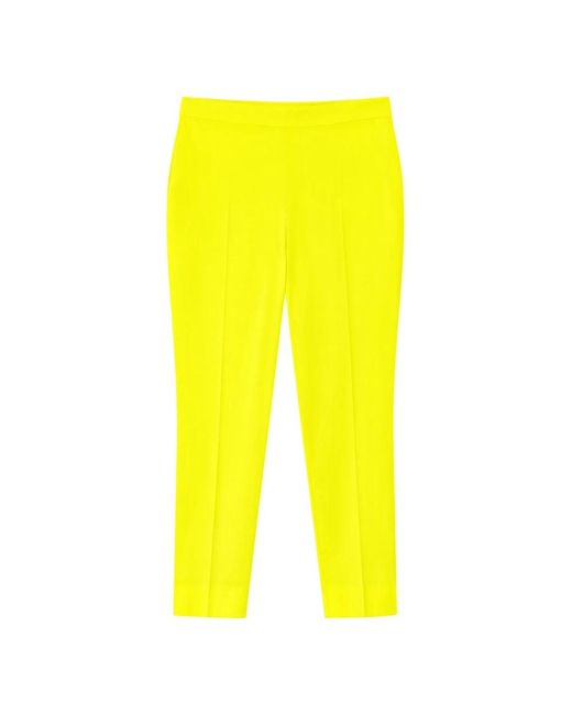 Clips Slim-Fit Pantalon in het Yellow
