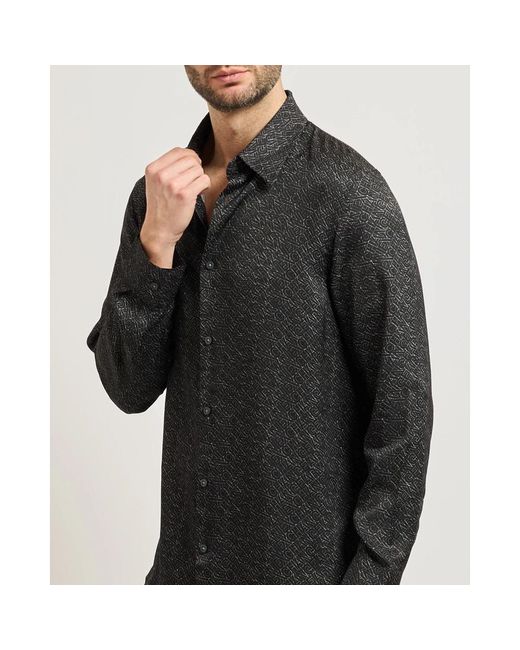 ARMANI EXCHANGE Black Casual Shirts for men