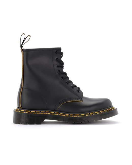 Stivaletti con doppia cucituraDr. Martens in Pelle di colore Nero | Lyst