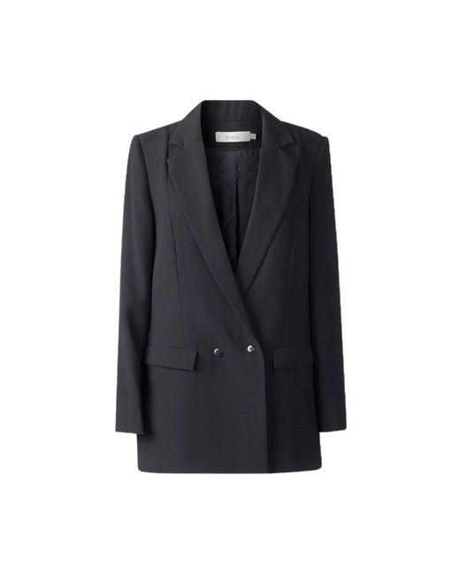 Stylein Jassen ,Zwart ,Stijlvolle Damesmode Blazer in het Blue