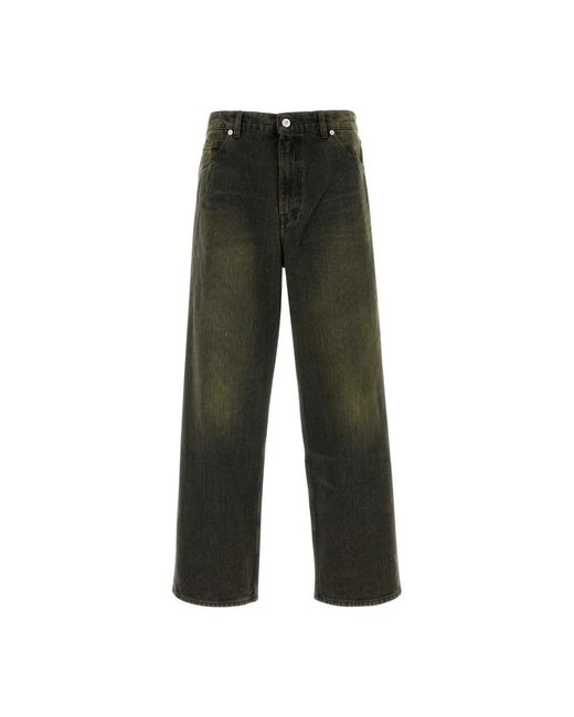 Our Legacy Green Straight Fit Jeans for men
