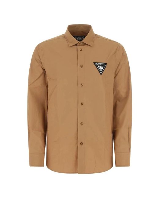 Versace Brown Casual Shirts for men