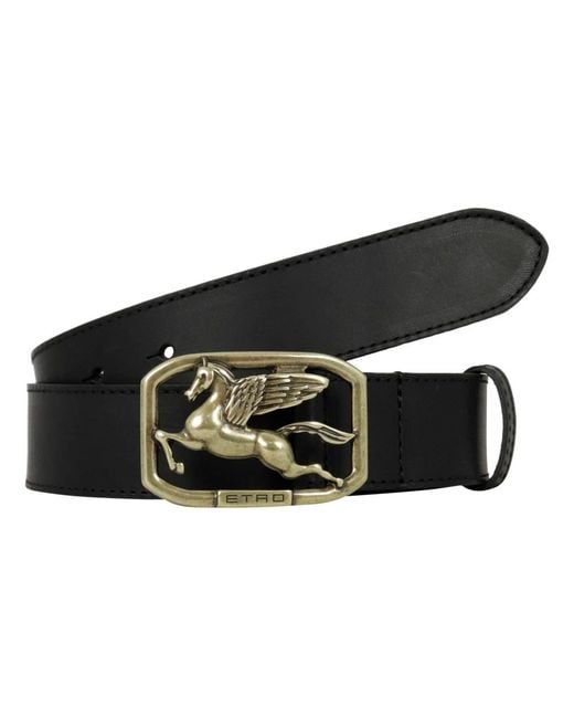 Etro Black Gürtel