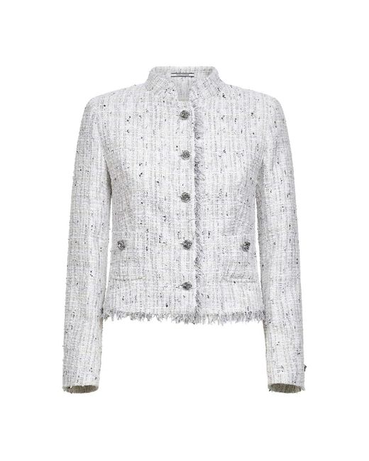 Tweed Jackets Tagliatore de color Gray