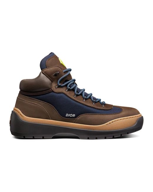 Dior Blue Lace-Up Boots for men