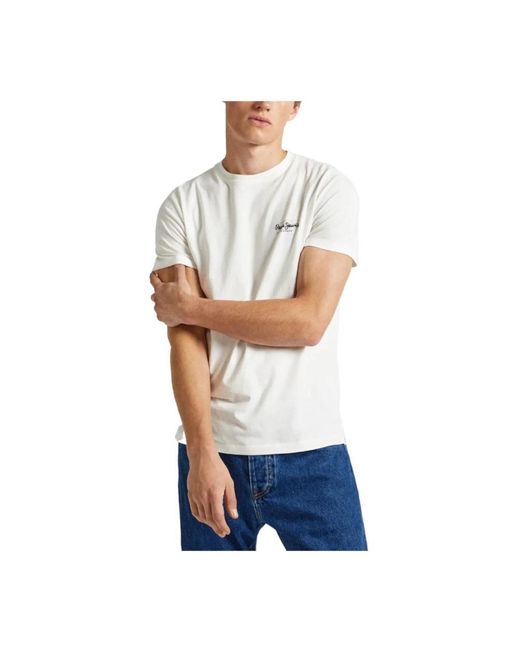 Pepe Jeans White T-Shirts for men