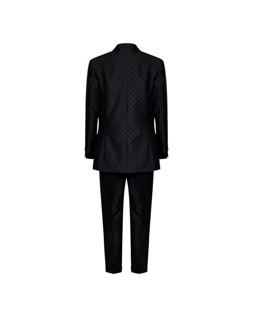 Balmain Black Single Breasted Suits for men