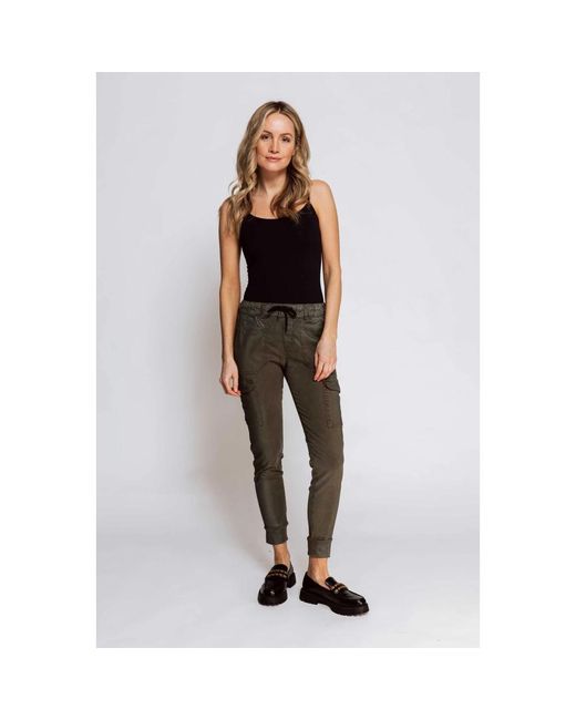 Zhrill Black Cargo trousers daisey