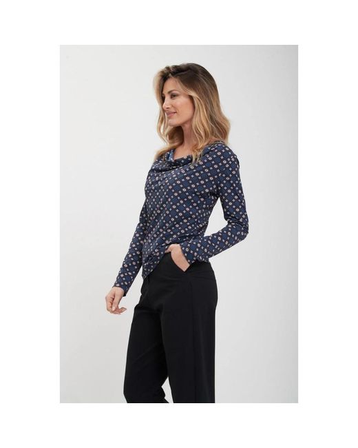 Blouses Caliban en coloris Blue