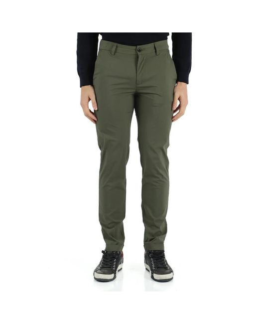 Ciesse Piumini Green Slim-Fit Trousers for men