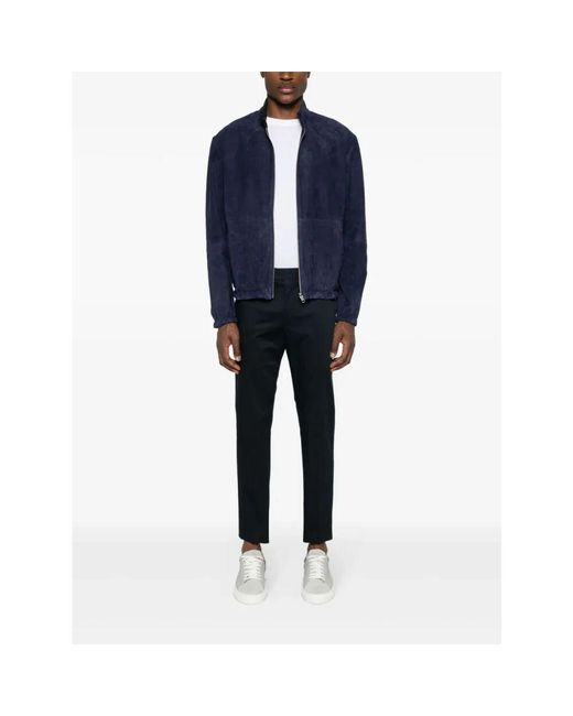 Straight Trousers di PT Torino in Black da Uomo