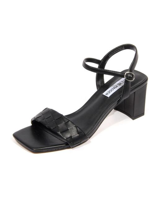 Steve Madden Black High Heel Sandals