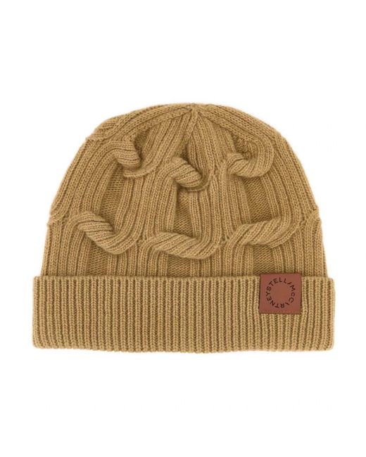 Stella McCartney Natural Beanies
