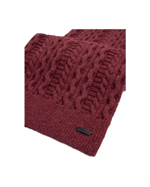 Pepe Jeans Red Winter Scarves