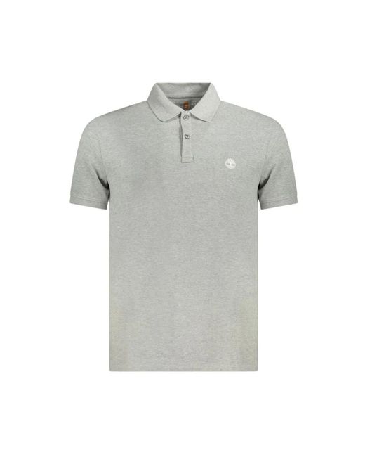 Timberland Tops ,Grijs ,Katoen Slim Fit Polo in het Gray voor heren