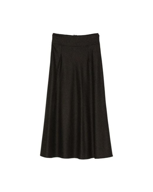 D.exterior Black Midi Skirts