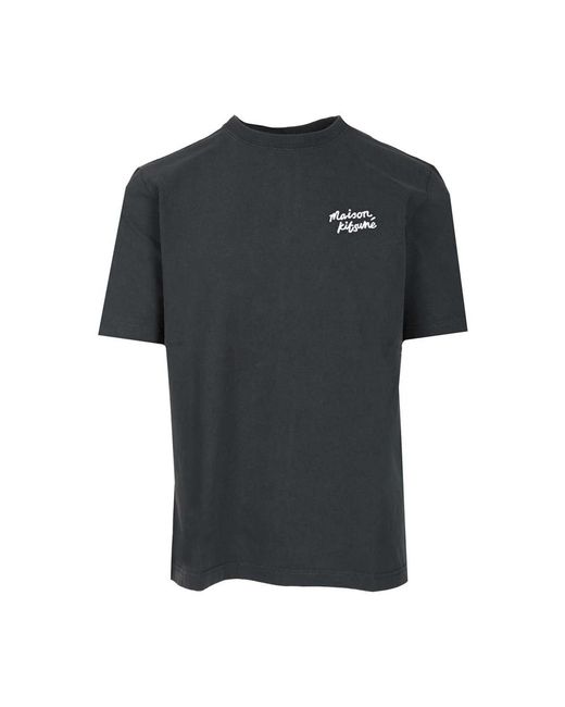 Maison Kitsuné Black T-Shirts for men