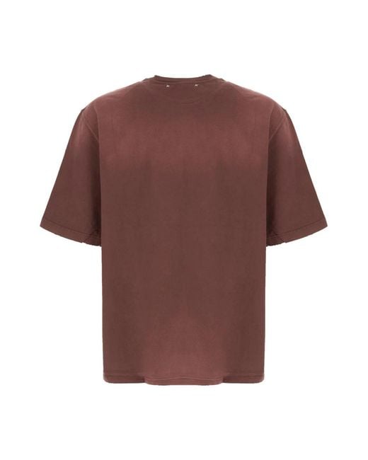 Golden Goose Deluxe Brand Brown T-Shirts for men