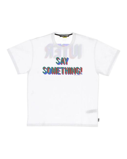Iuter White T-Shirts for men