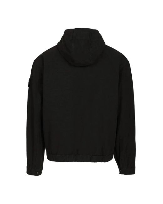 Light Jackets Stone Island de hombre de color Black