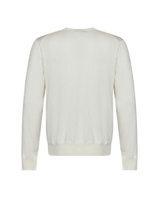 Tom Ford Weißer crewneck pullover mode in White für Herren