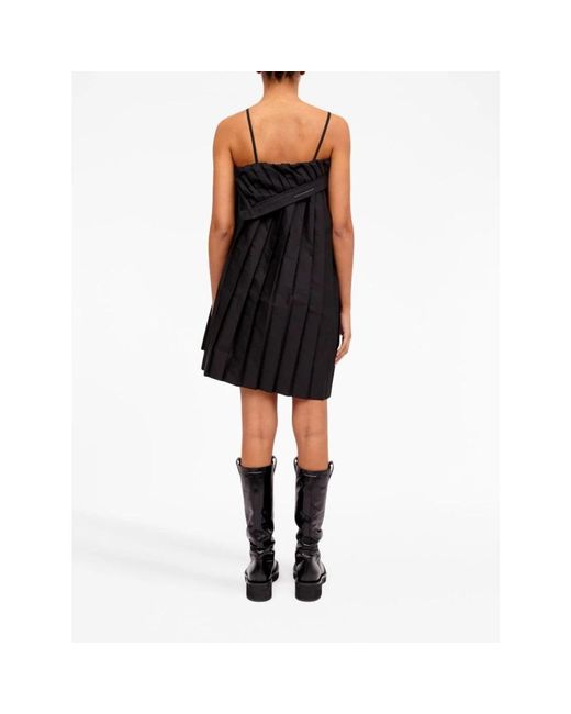 MM6 by Maison Martin Margiela Black Short Dresses
