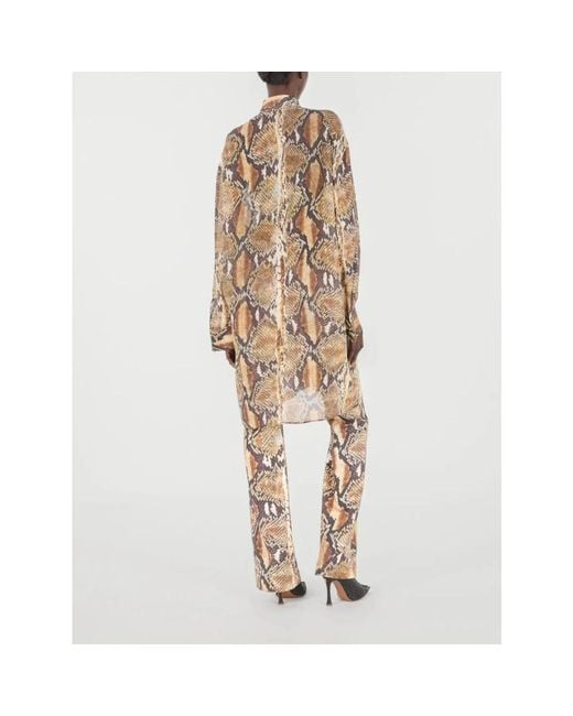 Roberto Cavalli Natural Single-Breasted Coats