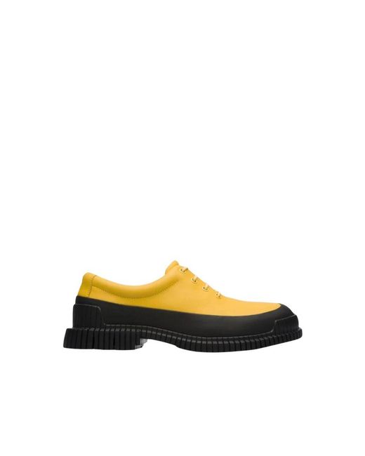 Camper Yellow Laced Shoes for men