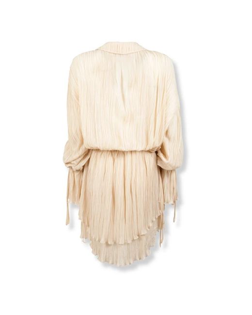 Blumarine Natural Short Dresses