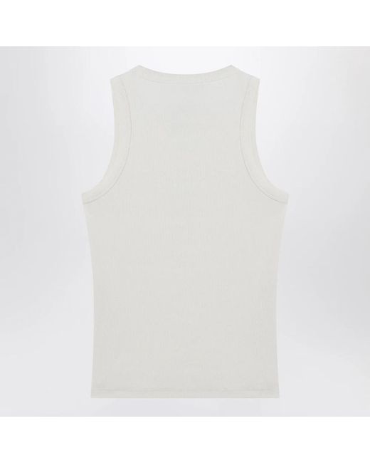 Weekend by Maxmara White Sleeveless Tops