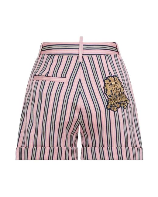 DSquared² Shorts Met Logopatch in het Red