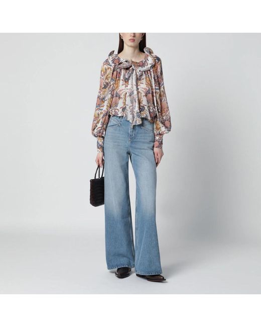Farm Rio Blue Blouses