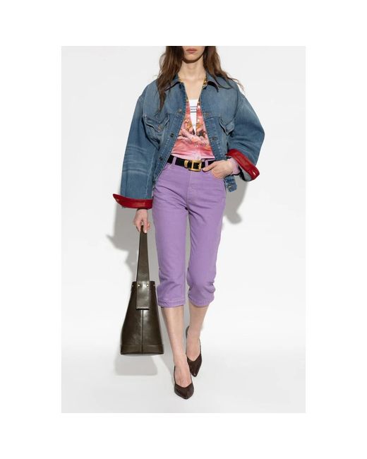Versace Denim Blouson in het Blue