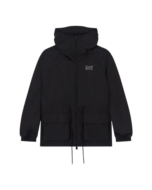 EA7 Blue Winter Jackets