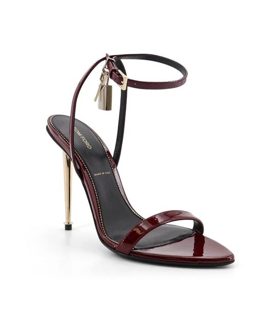 Tom Ford Black High Heel Sandals