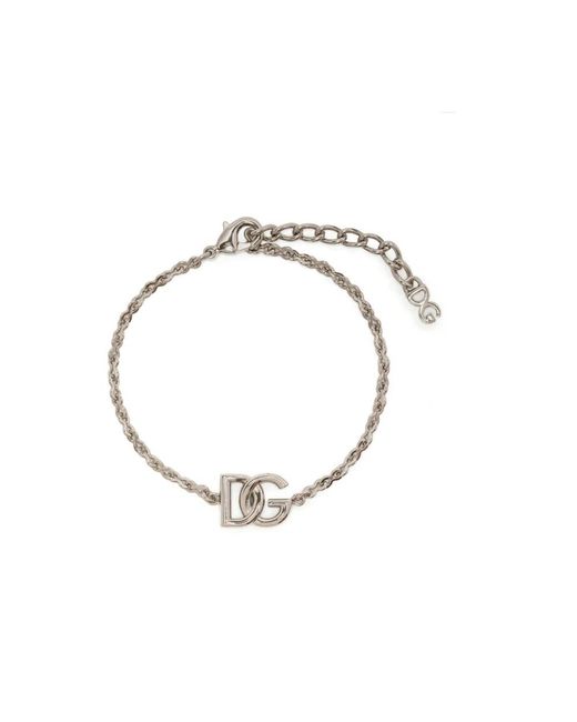 Dolce & Gabbana Metallic Bracelets for men