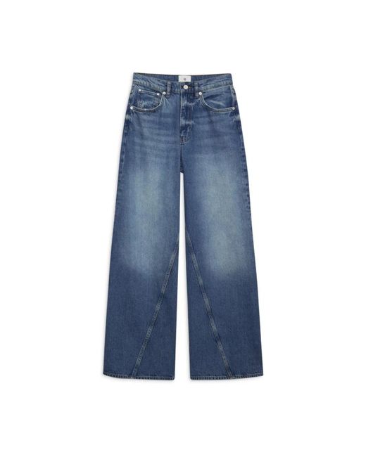 Wide Jeans Anine Bing de color Blue