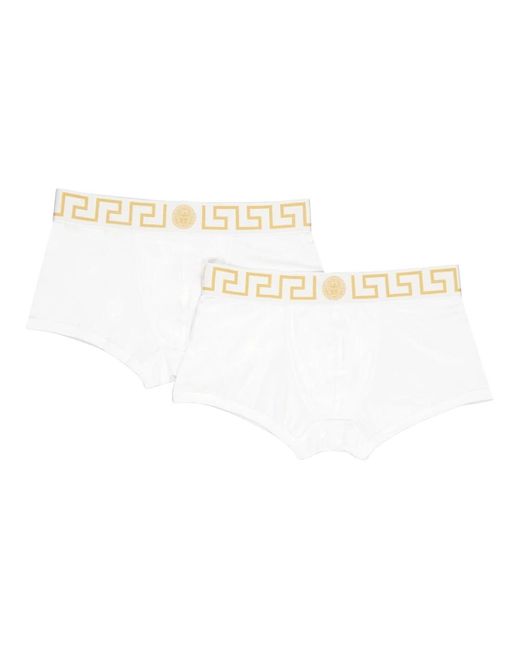 Versace Medusa Boxershorts Kollektion Herbst-Winter 2024 in White für Herren