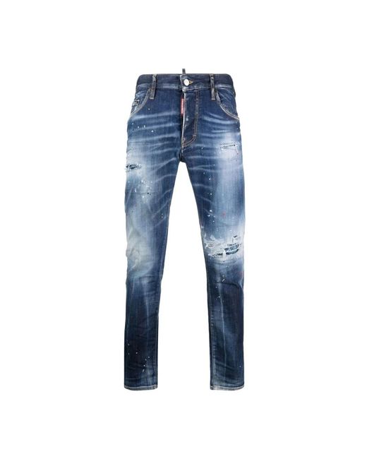DSquared² Schlanke Jeans in Blue für Herren