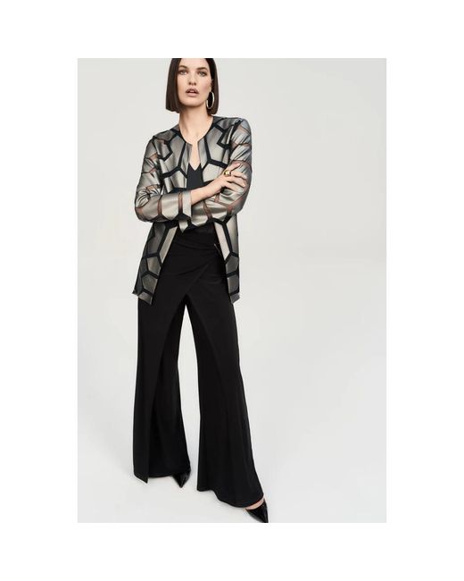 Joseph Ribkoff Jassen ,Grijs ,Elegante Blazer Voor Vrouwen in het Black