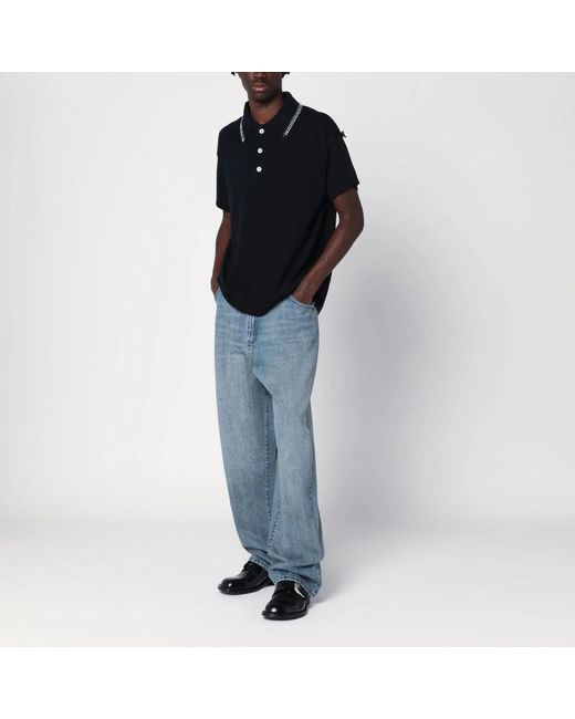 NAMACHEKO Blue Wide Jeans for men