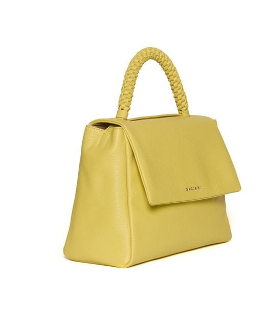 Orciani Yellow Handbags