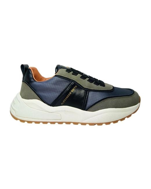 Alexander Smith Blue Sneakers for men