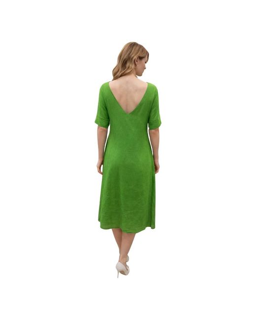 Maliparmi Green Midi Dresses