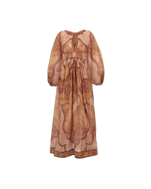 Zimmermann Brown Maxi Dresses