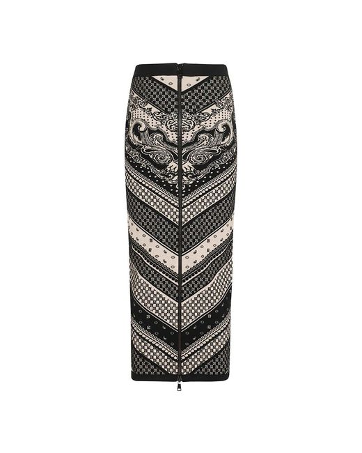 Balmain Midi Skirts in het Black